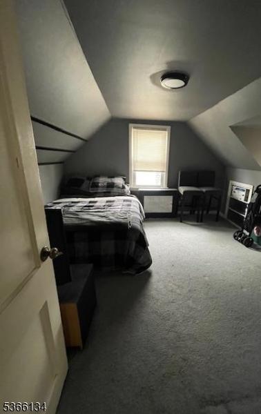 136 N 21st St, Kenilworth Boro, NJ 07033 - bedroom featuring carpet flooring and lofted ceiling