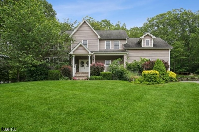 4 Knollwood Ln, Hardyston Twp, NJ 07460 - view of front of property with a front yard