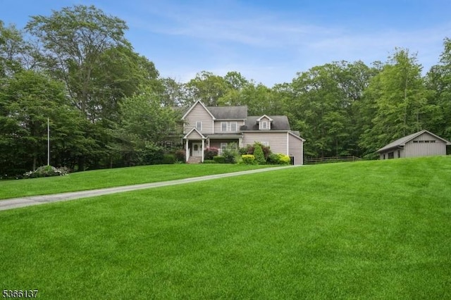 4 Knollwood Ln, Hardyston Twp, NJ 07460 - view of front of property featuring a front lawn