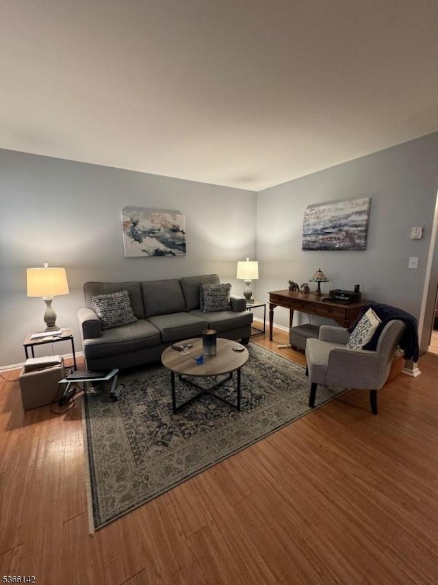 472B Thornbury Ct, Lakewood Twp, NJ 08701 - living room featuring wood finished floors and baseboards
