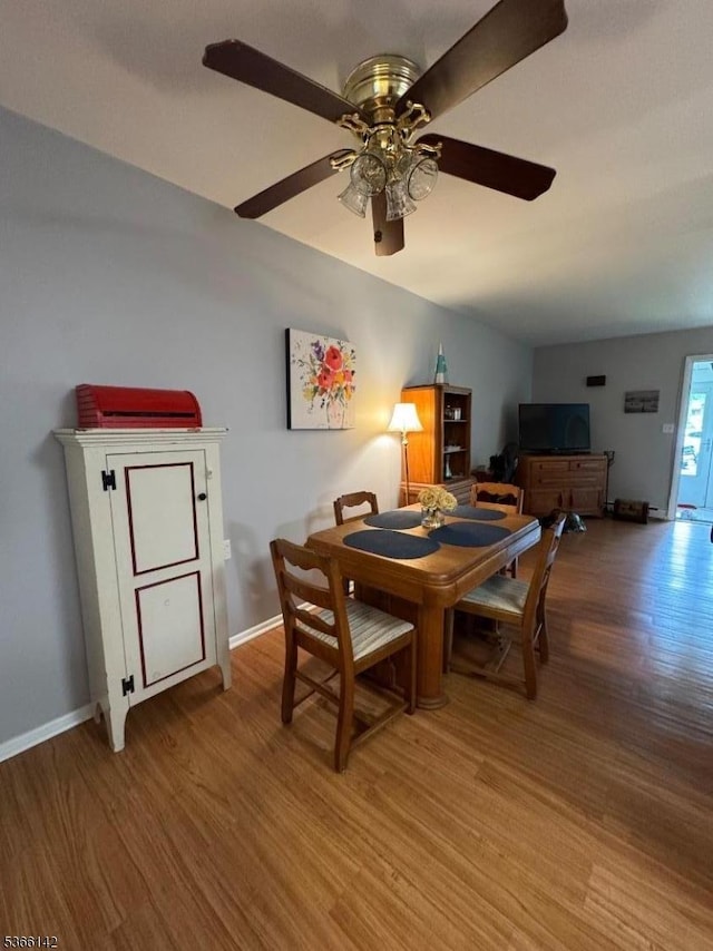 472B Thornbury Ct, Lakewood Twp, NJ 08701 - dining space featuring wood finished floors and a ceiling fan