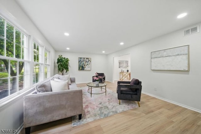 463 Garretson Rd, Bridgewater Twp, NJ 08807 - living area with light wood-type flooring and recessed lighting