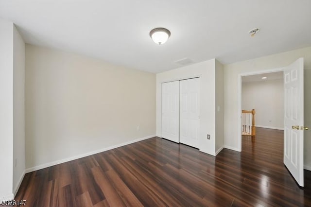 43 Saunders Ln, Mount Olive Twp, NJ 07840 - unfurnished bedroom with wood finished floors and a closet