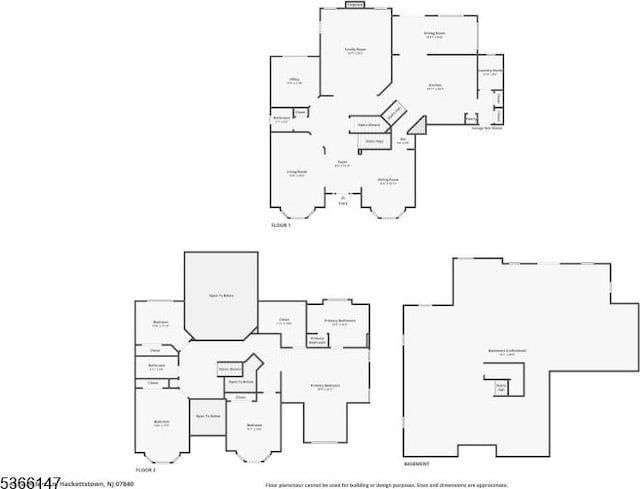 43 Saunders Ln, Mount Olive Twp, NJ 07840 - view of home floor plan