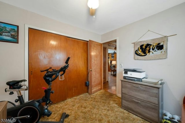 26 Mitchell St, Belleville Twp, NJ 07109 - exercise area featuring carpet flooring