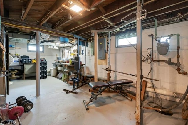 26 Mitchell St, Belleville Twp, NJ 07109 - basement with electric panel