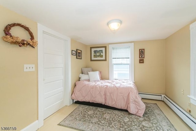 6 Mc Clintock Pl, Parsippany-Troy Hills Twp, NJ 07878 - bedroom featuring a baseboard heating unit