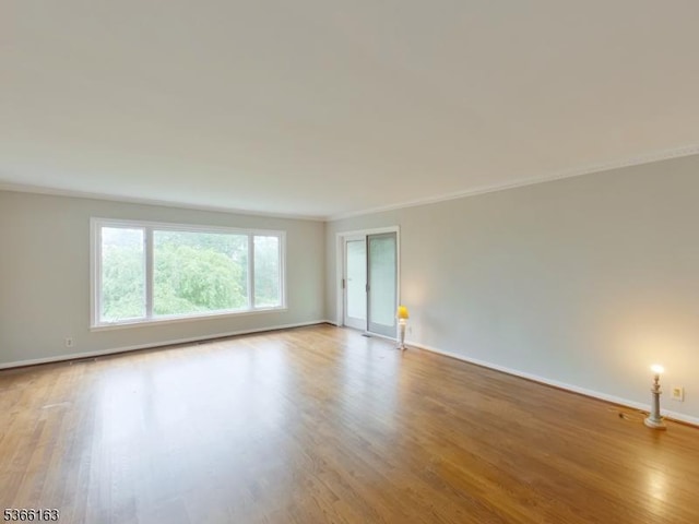204 Crestwood Dr, South Orange Village Twp, NJ 07079 - spare room featuring crown molding and wood finished floors