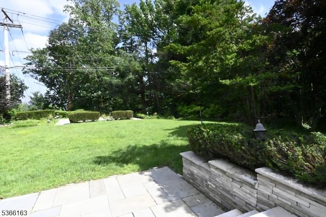 204 Crestwood Dr, South Orange Village Twp, NJ 07079 - view of grassy yard featuring a patio area