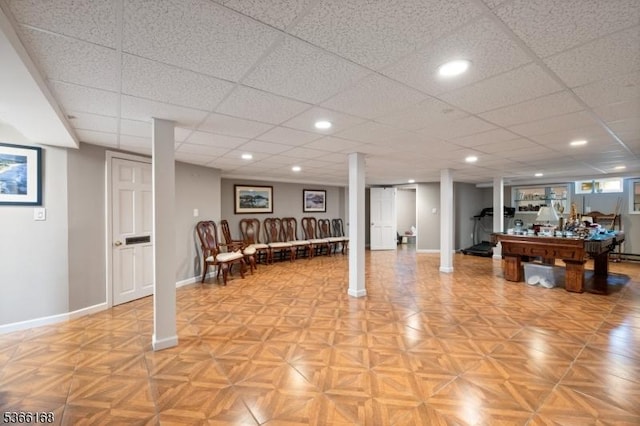 3 Casey Ave, East Hanover Twp, NJ 07936 - below grade area featuring baseboards