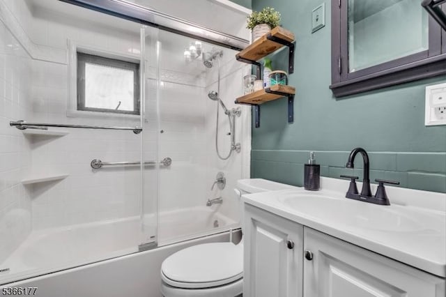 24 Roxbury Dr, Roxbury Twp, NJ 07847 - bathroom featuring vanity and bath / shower combo with glass door
