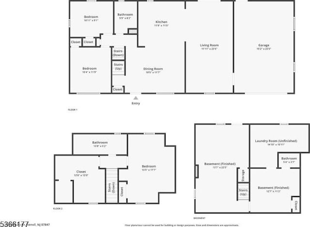 24 Roxbury Dr, Roxbury Twp, NJ 07847 - view of floor plan / room layout