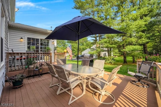 2 Kerry Pl, Mount Olive Twp, NJ 07836 - deck with outdoor dining area and area for grilling
