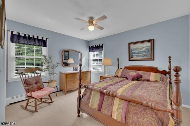 2 Kerry Pl, Mount Olive Twp, NJ 07836 - bedroom featuring multiple windows, carpet, and a ceiling fan