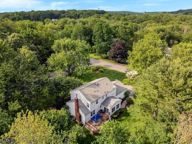 2 Kerry Pl, Mount Olive Twp, NJ 07836 - aerial view of property and surrounding area featuring a forest