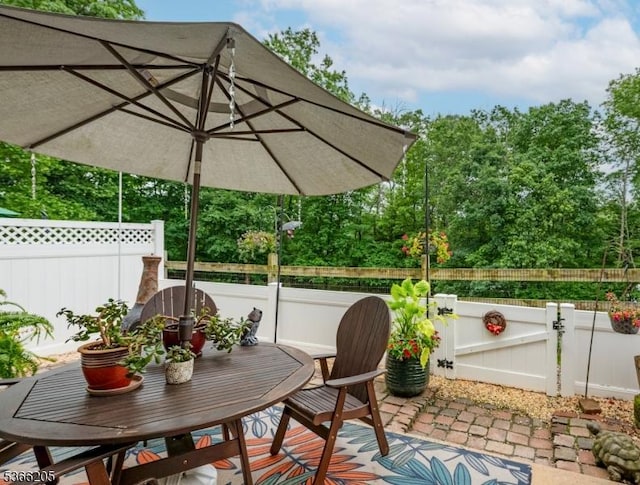 1305 S Branch Dr, Readington Twp, NJ 08889 - view of patio with outdoor dining area