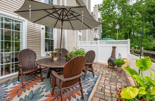 1305 S Branch Dr, Readington Twp, NJ 08889 - view of patio / terrace featuring outdoor dining area