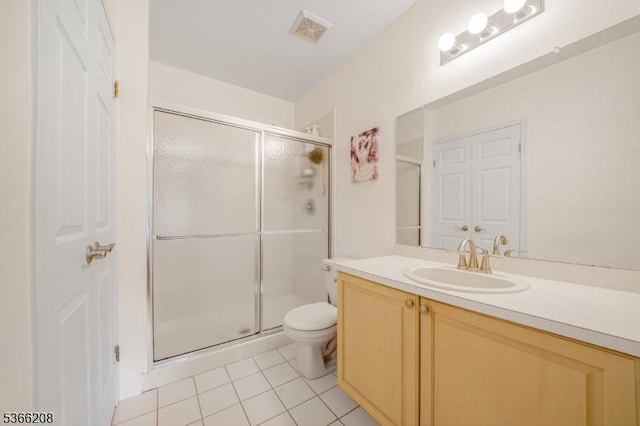 2112 Schindler Ln, Wayne Twp, NJ 07470 - full bathroom with tile patterned flooring, a shower stall, and vanity
