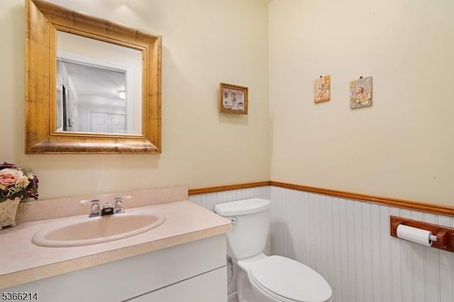 33 Kings Hwy, Washington Twp, NJ 07853 - half bathroom with a wainscoted wall and vanity