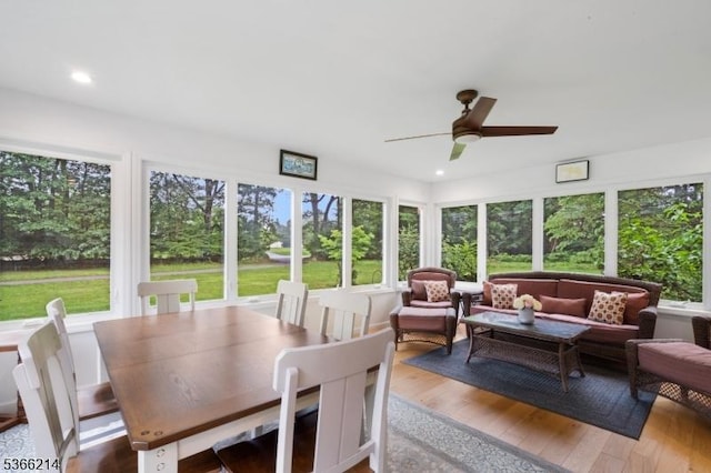 33 Kings Hwy, Washington Twp, NJ 07853 - sunroom featuring healthy amount of natural light, wood finished floors, and recessed lighting