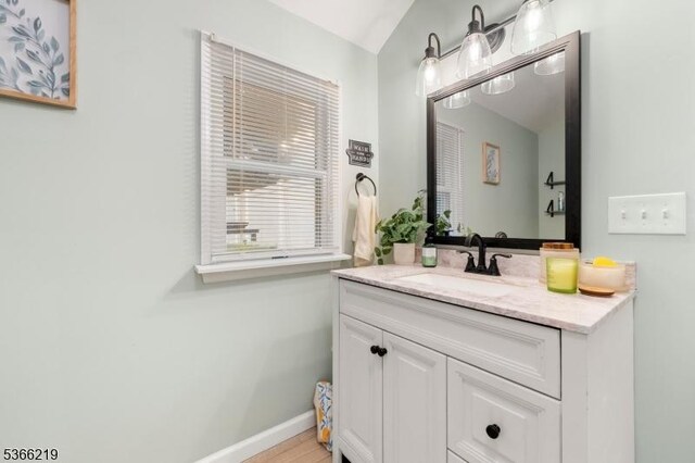 12 Ridge Rd, West Milford Twp, NJ 07480 - bathroom with vanity and wood finished floors