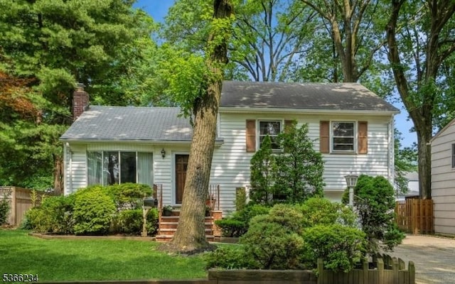 856 Colonial Arms Rd, Union Twp, NJ 07083 - tri-level home with a chimney