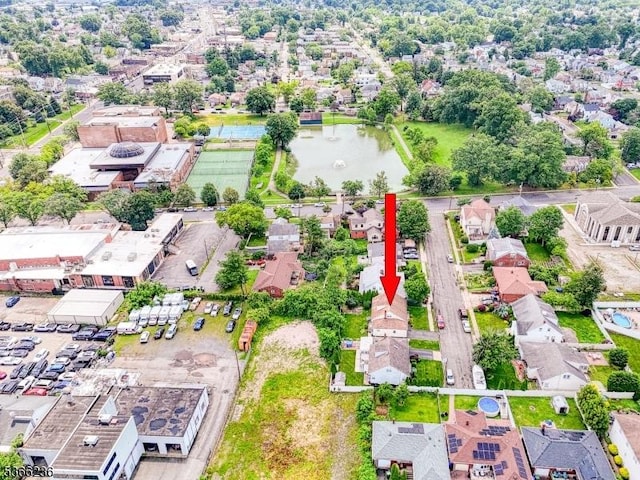 21 Academy Ter, Linden City, NJ 07036 - aerial overview of property's location featuring a nearby body of water and nearby suburban area