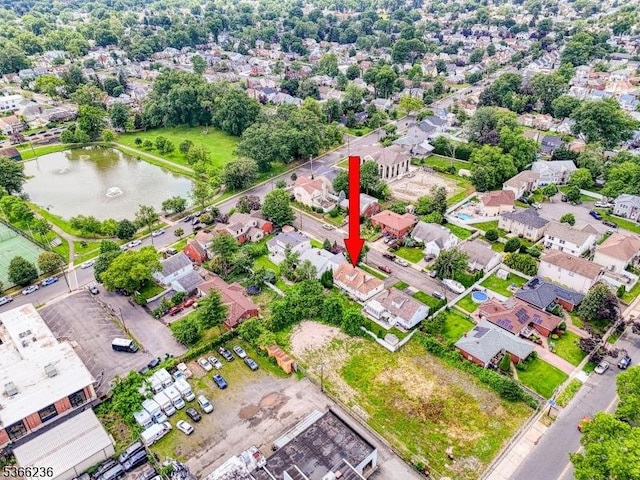21 Academy Ter, Linden City, NJ 07036 - aerial perspective of suburban area featuring a large body of water