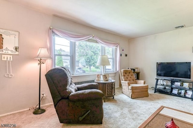 21 Academy Ter, Linden City, NJ 07036 - living area with carpet and radiator heating unit