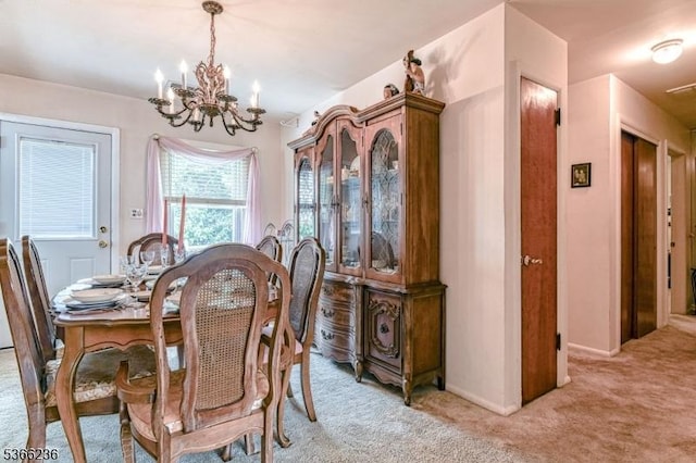 21 Academy Ter, Linden City, NJ 07036 - dining room with a chandelier and light colored carpet
