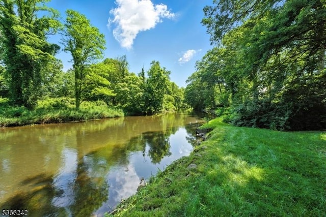 86 Riverside Dr, Denville Twp, NJ 07834 - water view featuring a heavily wooded area