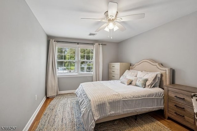 1127 Mountain Ave, Berkeley Heights Twp, NJ 07922 - bedroom featuring wood finished floors and a ceiling fan