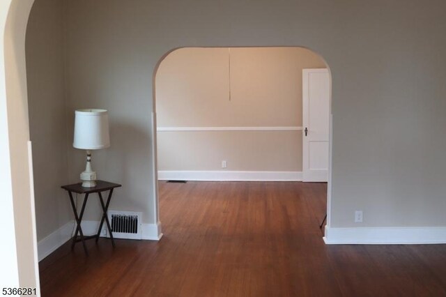 2132 Alberta Ave, Linden City, NJ 07036 - corridor with arched walkways and wood finished floors