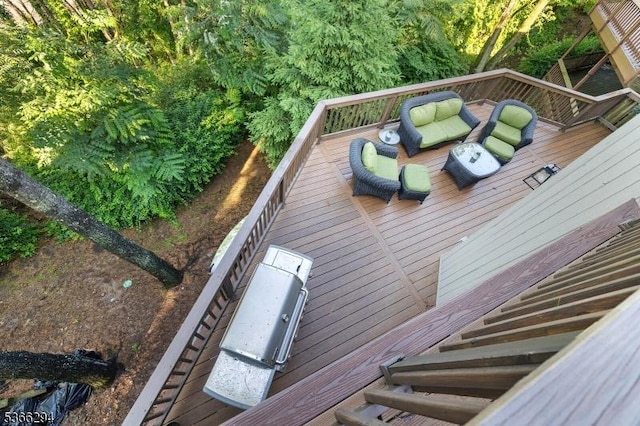 29 Stonegate Dr, Watchung Boro, NJ 07069 - deck featuring an outdoor hangout area