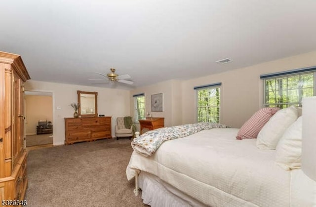 1 Craig Rd, Clinton Twp, NJ 08801 - bedroom with carpet floors and a ceiling fan