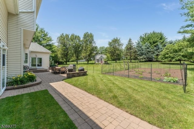 4 Coryell Ct, Raritan Twp, NJ 08822 - view of yard featuring an outdoor structure and a patio area