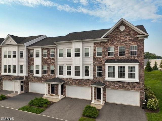26 Gerhard, Morris Twp, NJ 07960 - multi unit property with a garage, driveway, and stone siding