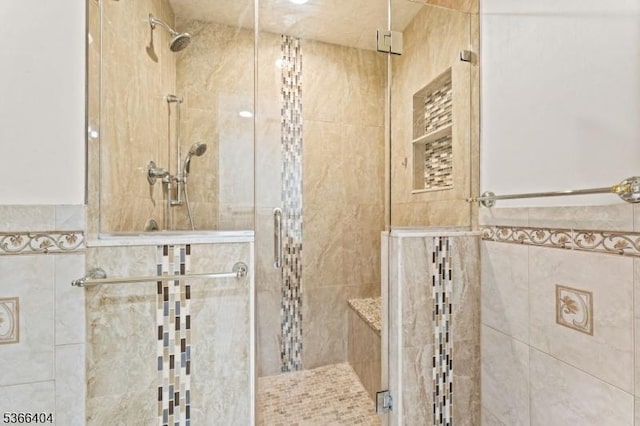 88 San Antonio Ave, Nutley Twp, NJ 07110 - bathroom with a shower stall
