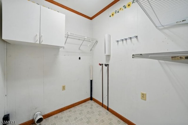 240 Free Union Rd, Liberty Twp, NJ 07838 - washroom featuring cabinet space and crown molding