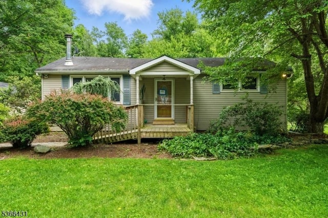240 Free Union Rd, Liberty Twp, NJ 07838 - ranch-style home featuring a front yard