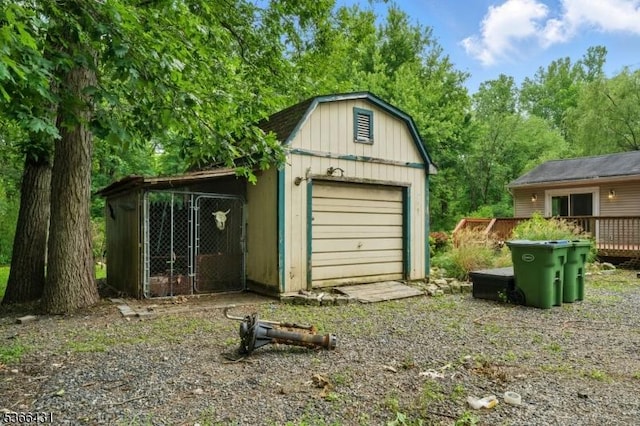 240 Free Union Rd, Liberty Twp, NJ 07838 - view of detached garage