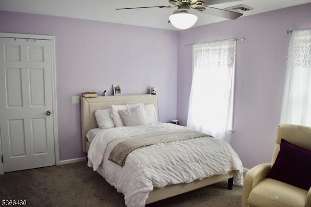 710 County Road 513, Alexandria Twp, NJ 08867 - bedroom featuring carpet flooring and a ceiling fan