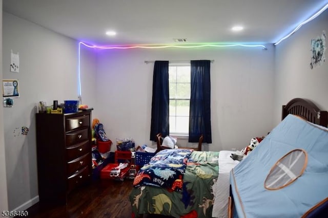 710 County Road 513, Alexandria Twp, NJ 08867 - bedroom featuring wood finished floors and recessed lighting