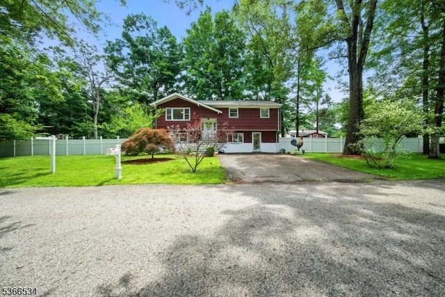 54 Pine Ln, West Milford Twp, NJ 07480 - split foyer home featuring asphalt driveway