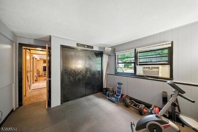 54 Pine Ln, West Milford Twp, NJ 07480 - workout area featuring cooling unit