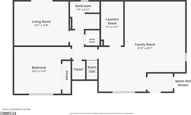 54 Pine Ln, West Milford Twp, NJ 07480 - view of property floor plan