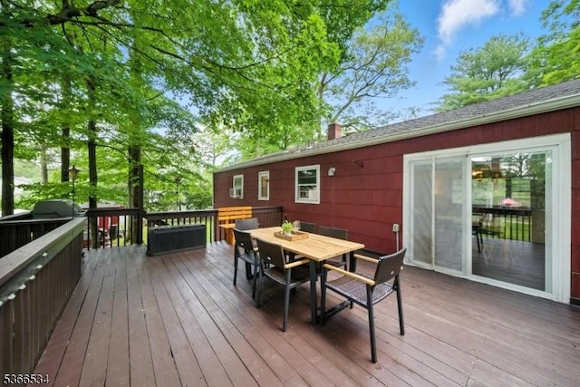 54 Pine Ln, West Milford Twp, NJ 07480 - deck featuring outdoor dining area