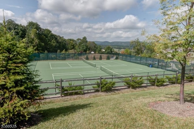 11 Killdeer Dr, Allamuchy Twp, NJ 07840 - view of tennis court