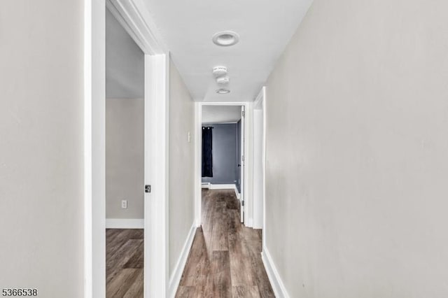 853 Westfield Ave, Rahway City, NJ 07065 - hallway featuring wood finished floors