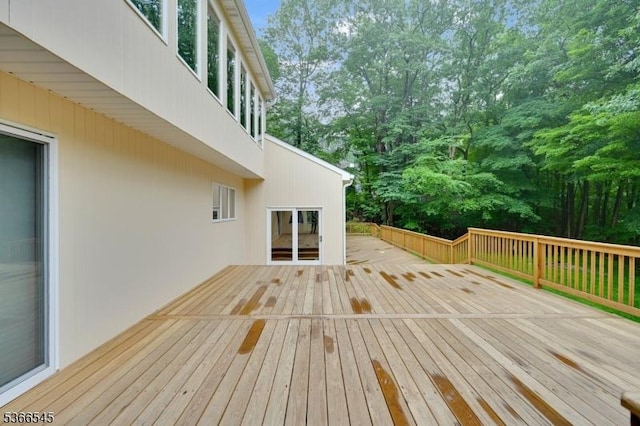 86 Underrock Rd, Sparta Twp, NJ 07871 - deck with view of scattered trees